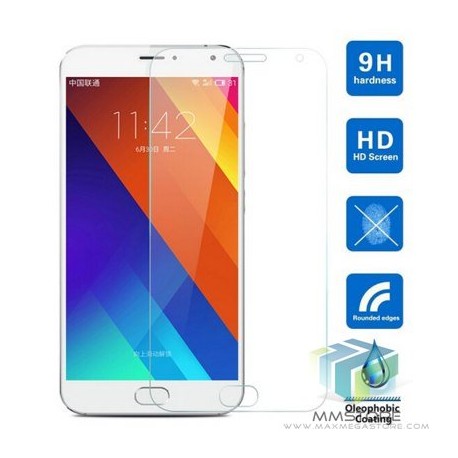 Vidro Temperado 9H 2.5D Arc para MEIZU MX5 - TRANSPARENTE 